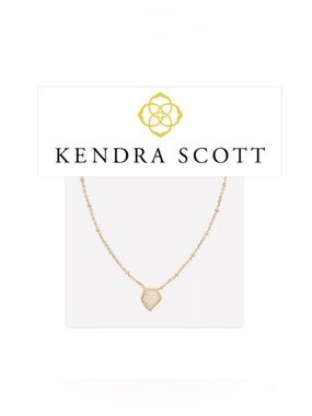 NWT [Kendra Scott] Framed Tess Satellite Station Chain Pendant Necklace, 19"